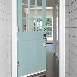 Glidden Total 1 gal. Blue Satin Exterior Paint with