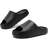 Yueerlu Cloud Slides for Women Men, Recovery Womens Pillow Slides,EVA Anti-Slip shower shoes,Thick Sole Open Toe Garden Shoes,men's sandals,mens slippers for Indoor and Outdoor Size