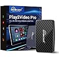 OTTOCAST Wireless CarPlay Android Auto Video Adapter Play2Video Pro All-in-One Multimedia Dongle for Apple CarPlay Bulit-in YouTube Netflix, Blutooth 4.2 Fast Auto Reconnect OTA Update