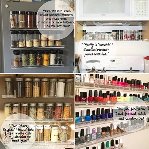 The 'Invisible' Acrylic Spice Rack.The Perfect Herb and Spices