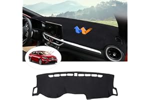 Autorder Dashboard Cover Mat for 2019-2023 2024 Kia Forte Accessories Dash Cover Flannel Dash Mat Sunshade Glare UV Rays Protector