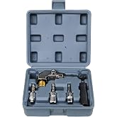 AmazingFree 4Pcs Right Angle Drill Adapter Set | Upgraded 105&deg; Angle Attachment with Rotatable 1/4",3/8",1/2" Socket Adapters&amp;Extension for Tight Spaces,Cordless Drills