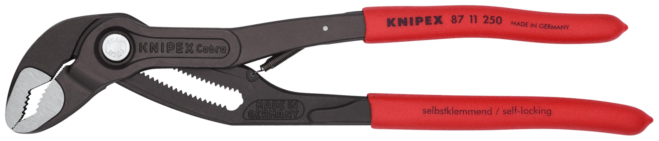 KNIPEX 87 11 250 Spring Handle Cobra Pliers