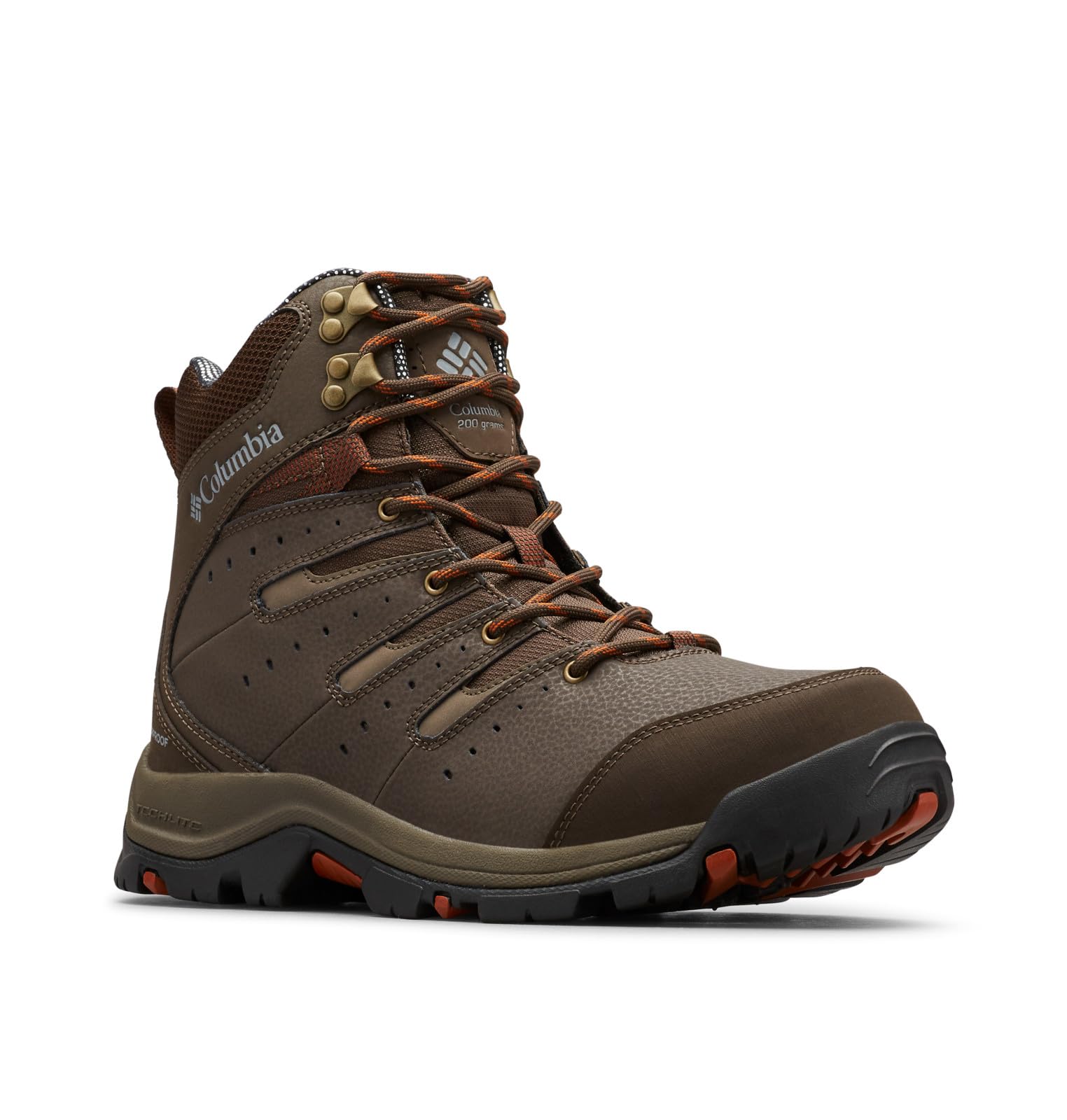 Columbia Mens Gunnison II Omni-Heat, Cordovan/Dark Adobe, 11.5 Wide Image