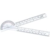 Scrubsmart Economy, Lightweight Plastic 6-3/4" Pocket Goniometer 180 Degrees EGM-425