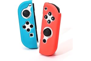 DLseego Protective Case for Switch Joy Con Controllers, 1 Pairs Handheld Soft Silicone TPU Cover Replacement Shell Pure Color