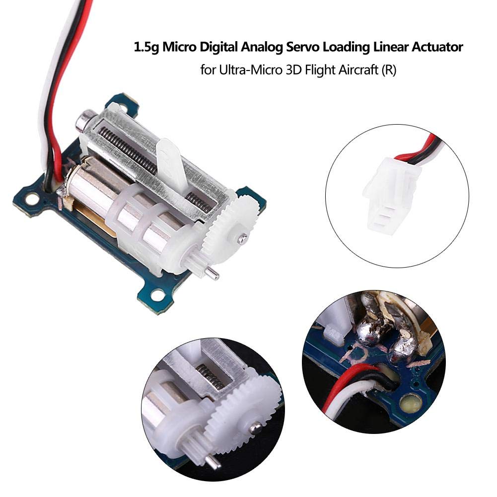 Actuator Servo 1.5g Micro Digital Analog Servo Loading Linear Actuator for UltraMicro 3D Flight