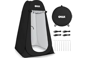 GMAK Pop Up Privacy Shower Tent, Portable Pop Up Beach Dressing Changing Room UV/Rain Outdoor Privacy Shelter Camping Tents