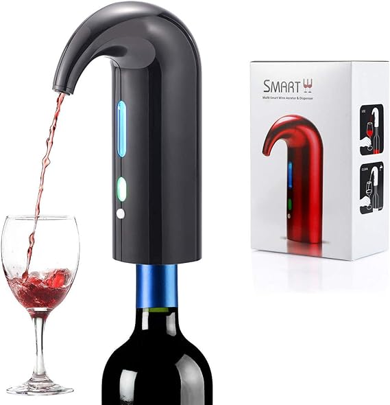 Electric Wine Aerator,Portable Pourer Instant Wine Decanter Dispenser