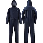 RainRider Rain Suits for Men Women Waterproof One Piece Rain Gear Heavy Duty Workwear