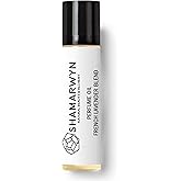 shamarwyn French Lavender Zen Blend Perfume Oil, Organic Jojoba Base with Botanical Lavender, Orange, Wild Marjoram & Frankincense Pure Essential Oils 10ML