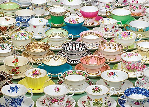 COBBLE HILL Tea Cups Jigsaw Puzzle (1000 Piece)