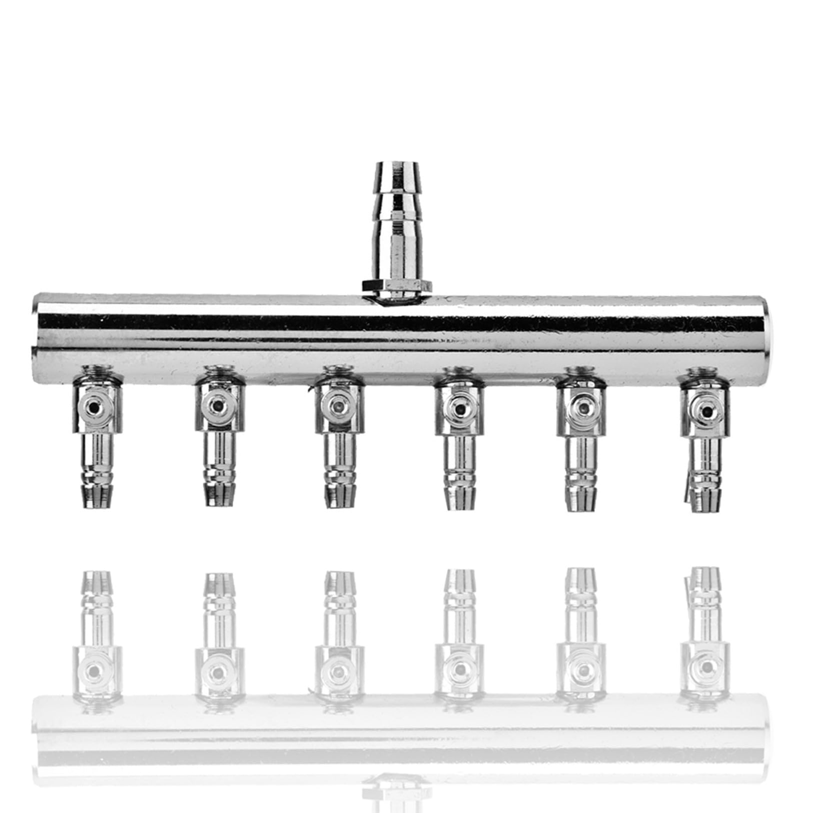 Vvikizy Stainless Steel Aquarium Air Pump Splitter air pump manifold 6 way splitter 8mm Turn to 4mm Aquarium Air Valve Air Flowing Control Valve Aquarium Air Accesorios para bombas de aire