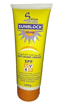 SoftTouch UV 60 Sunblock Anti Aging Cream, 200g