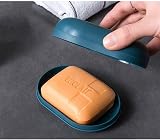 SoftcuteLee Soap Dish with Lid 2PCS Leakproof Travel Soap Case view 3
