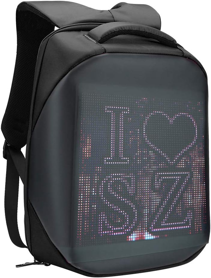 Smart Pixel LED Backpack, Multi‑Function Ergonomic Amazon.co.uk