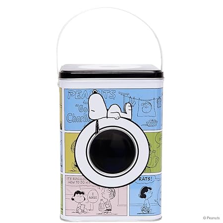 BUTLERS Peanuts Waschpulverdose Snoopy -Waschmittelbox Blechdose mit Motiv