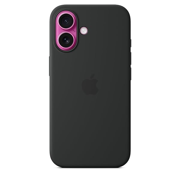 APPLE IPHONE 16 SILICONE CASE WITH MAGSAFE AND CAMERA CONTROL – BLACK ​​​​​​​