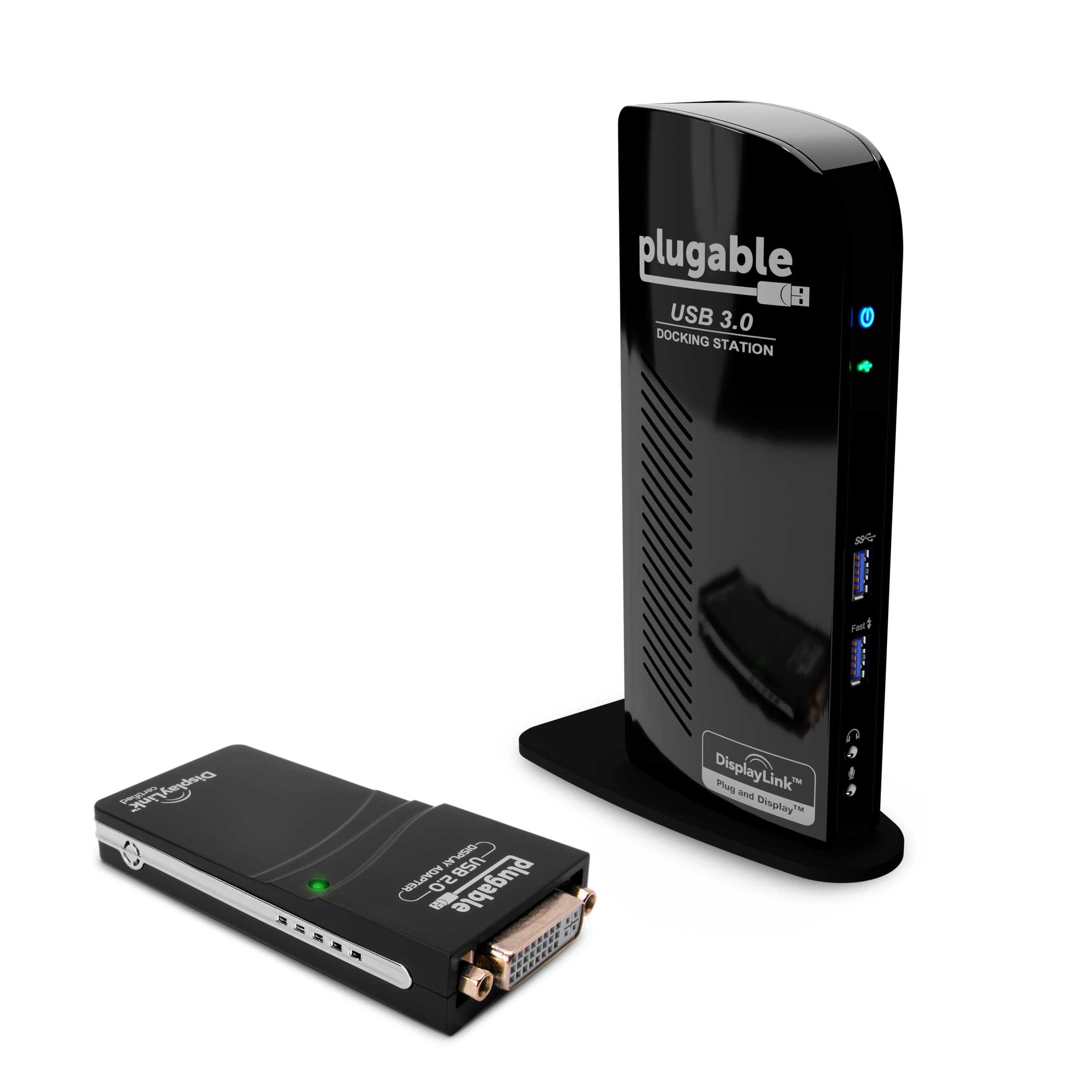 Plugable USB Universal Laptop Docking Station Dual Monitor