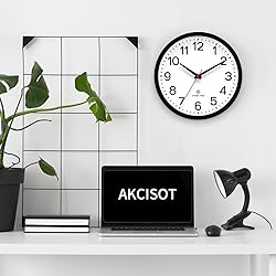 AKCISOT Atomic 14 Inch Wall Clock Analog Clocks for