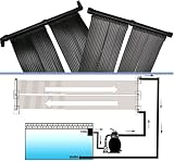 vidaXL Solar Pool Heater Panel 80x620cm, Eco-Friendly, Temp Up to 10C view 3