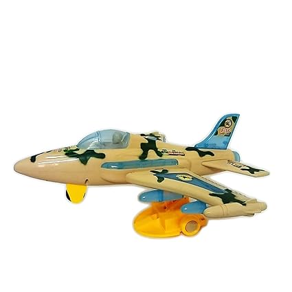 JAYAS COLLECTIONS Fighter plane take off toy with Flash light and sound