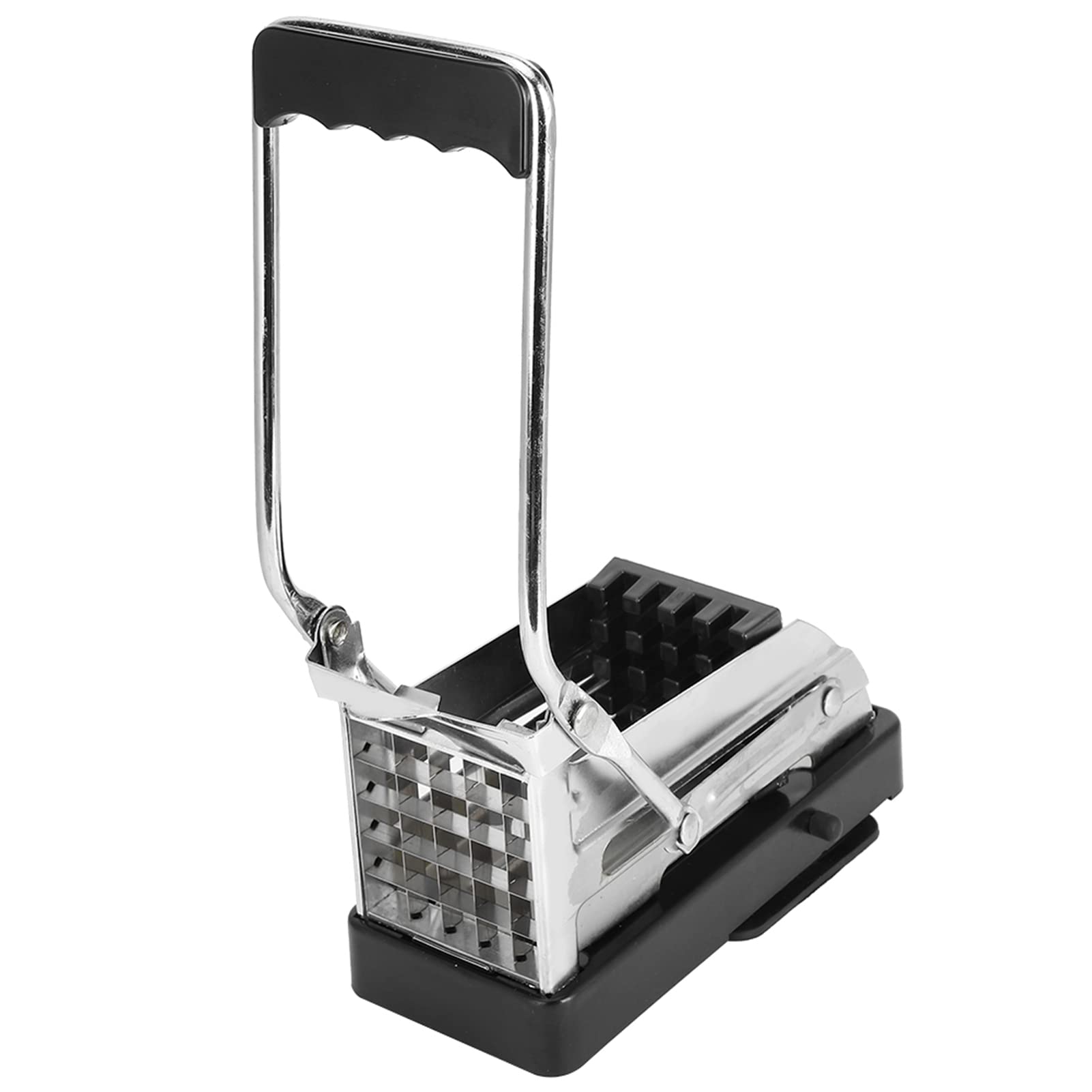 Photo 1 of Stainless Steel French Fry Cutter, Heavy Duty Potato Slicer Manual Multifunction Potato Cutter Cutting Machine for Sweet Potatos Cucumbers Carrots Radishes Yams Fries Food Preparation