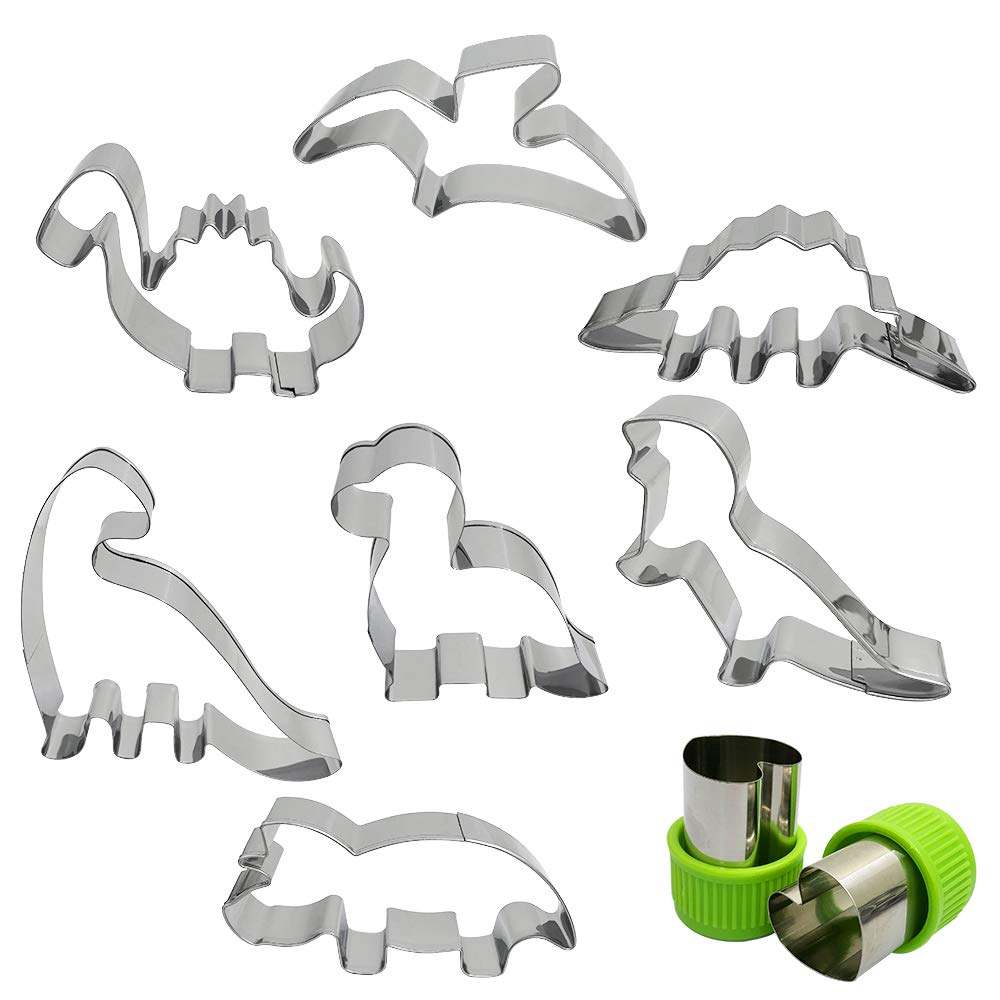 Stegosaurus Dinosaure Bebe T Rex Leaellynasaura Triceratops Moule A Biscuits En Acier Inoxydable Pour Fete Danniversaire Des Enfants Lot De 7 Emporte Pieces En Forme De Dinosaure Patisserie Ustensiles A Patisserie Napravi Rs