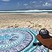 The Boho Street Cotton Mandala Roundies,Parrot Mandala Beach Throw, Indian Mandala Tapestry, Yoga Mat, Picnic Mat, Table Throw