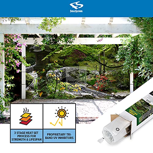 Garden Stone Bridge Patio & Gazebo Backdrop Screen (9ft. X 7ft.) on Galleon Philippines