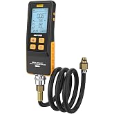 AUTOOL Digital Exhaust Back Pressure Gauge, Exhaust Back Pressure Tester Kit -500~2000mBar for Gasoline Diesel with Adapters &amp; Hoses, Data Holding, Backlit Screen