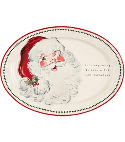 Mud Pie Christmas Salad Plate, Snowman, 8" Dia