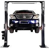 KATOOL Single Point Lock Release 12000lbs Lifting Capacity 4.0HP 2/Two Post Lift Automotive Car Lift Clearfloor Car Lift for Home Garage and Shop, 220V