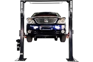 KATOOL 4.0HP 12000lbs Single Point Lock 2 Post Lift 220V AM120SD Car Lift Auto Lift Two Post Car Lift