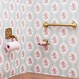 Odoria 1:12 Miniature 4PCS Dollhouse Bathroom Accessories Soap Dish Towel Bar Toilet Paper Holder