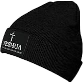 RQZWDQ Yeshua Jesus Christian Winter Beanie Hats Men Warm Knit Cuff Beanie Skull Caps for Adult Women