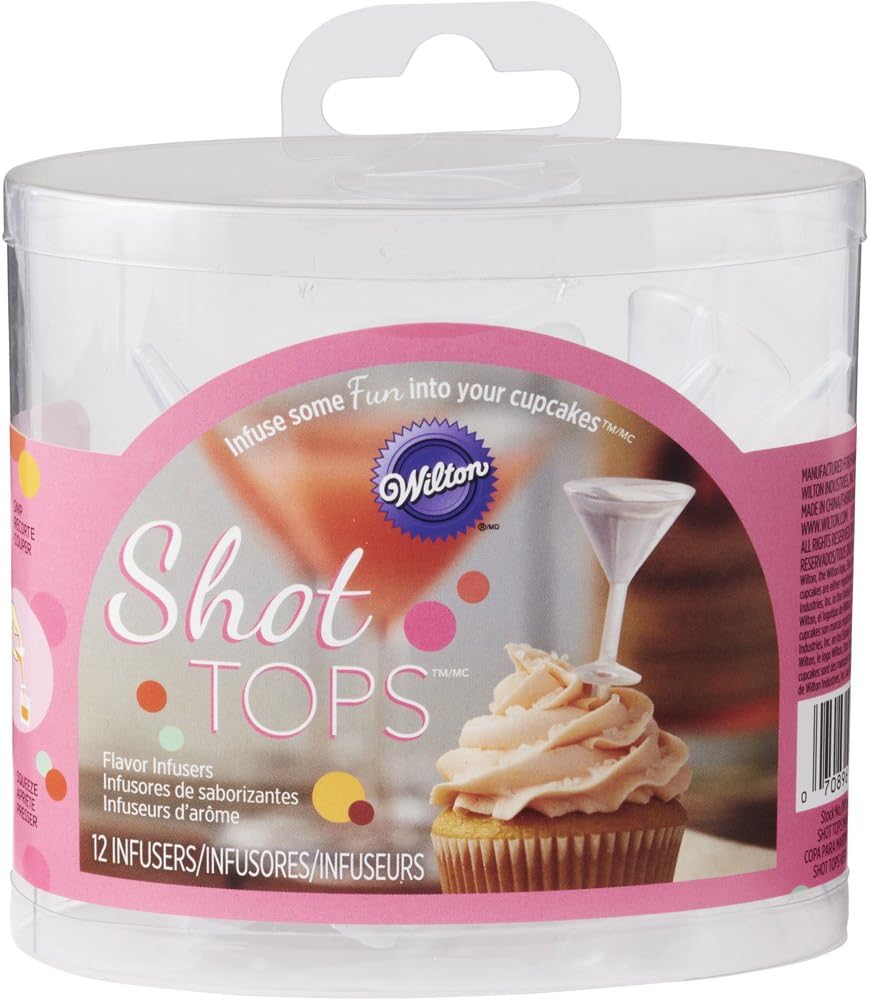 Wilton Martini GlassShaped Pipettes for Infusing Cupcakes Pack of 12