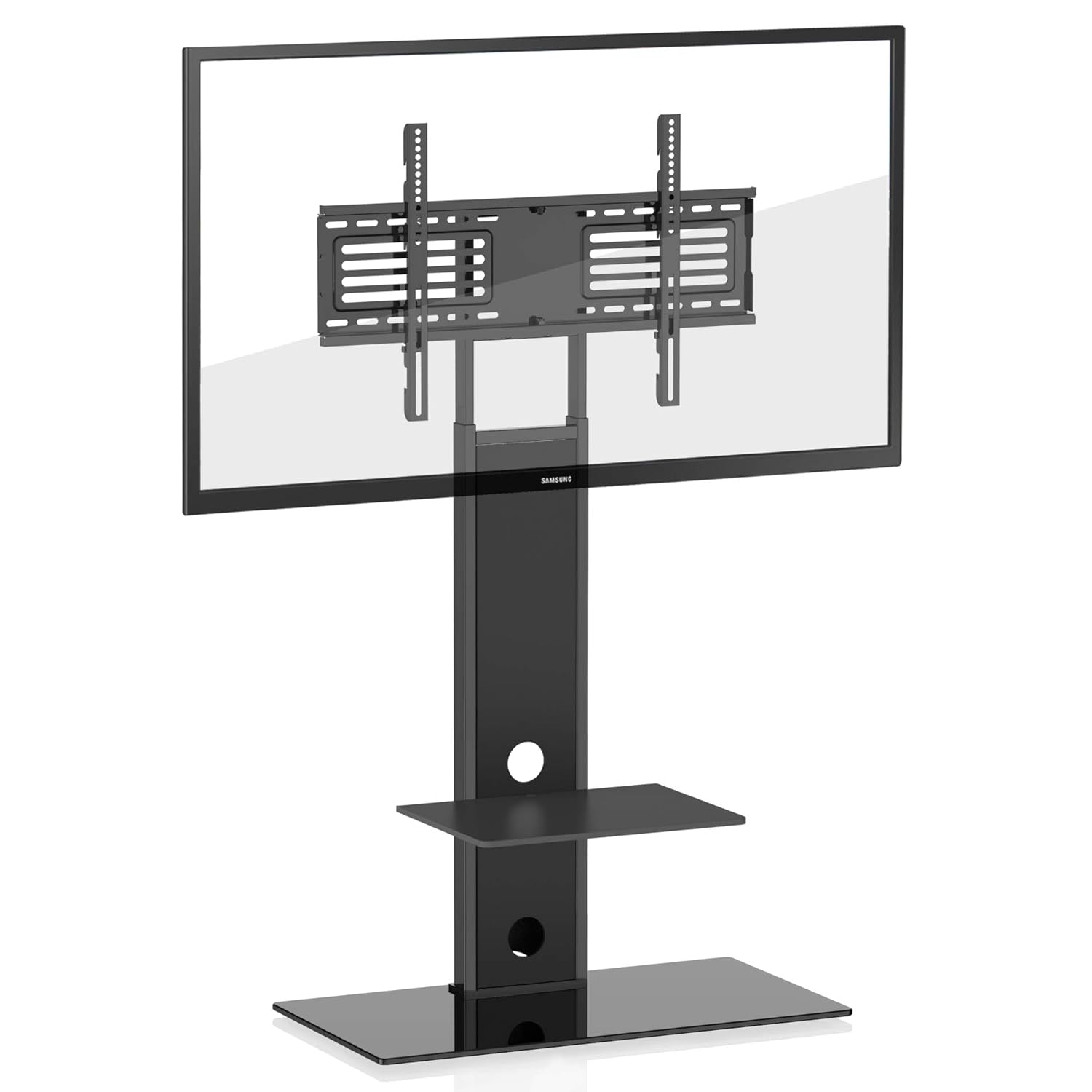 Best fitueyes floor swivel tv stand with mount