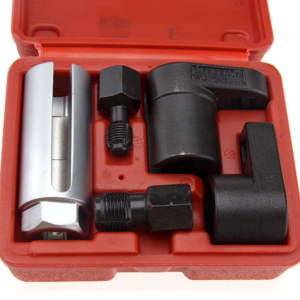 3PCS 22mm Oxygen Lambda Sensor Remove Socket & M12 M18 Thread Chasers