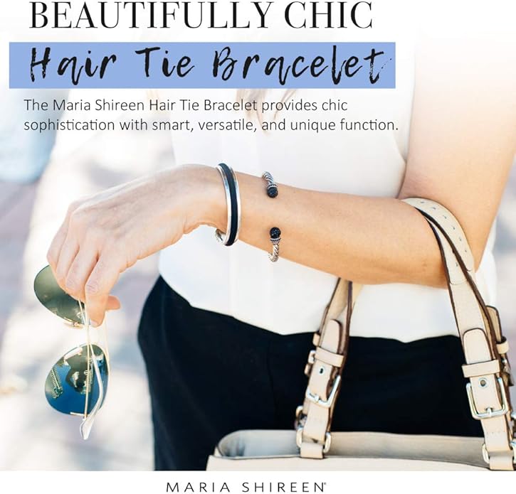 Bittersweet Hair Tie Bracelet By Maria Shireen Classic Design