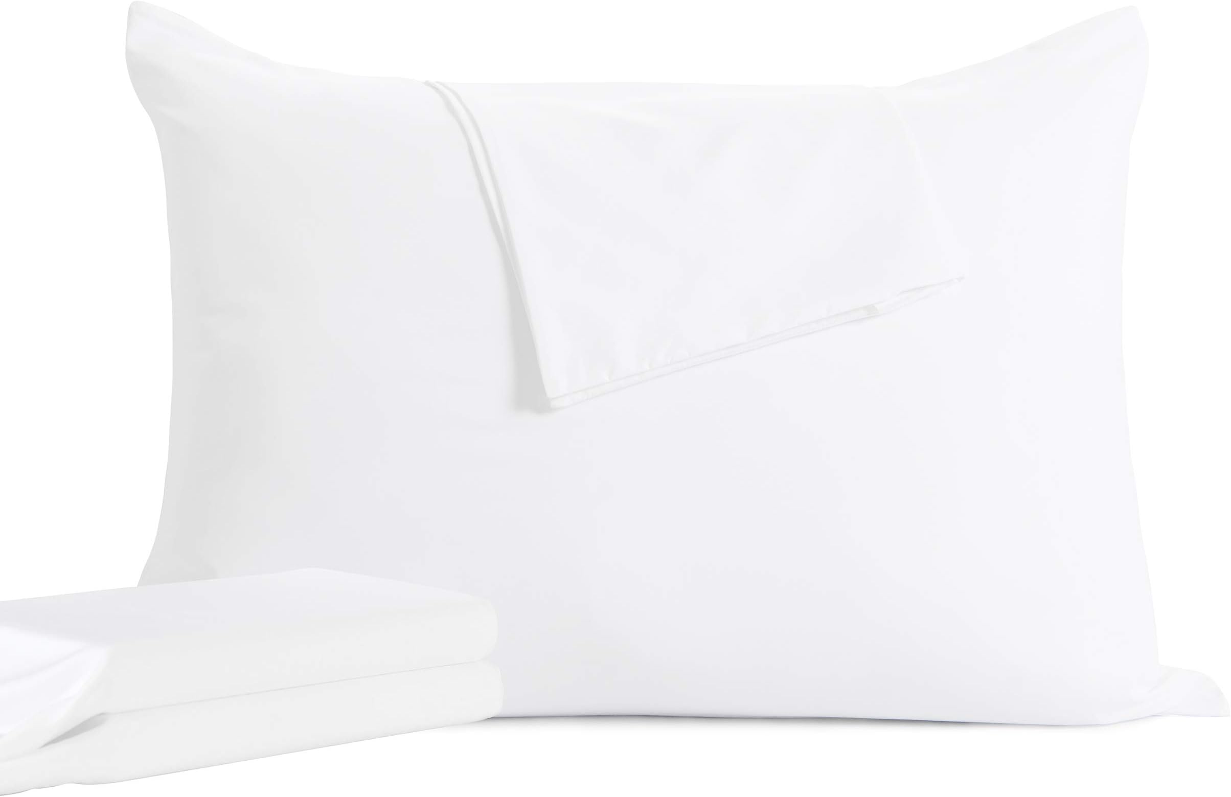 downluxe 2 Pack King Zippered Pillow Protectors - Premium Breathable Super Soft Pillow Covers 20" x 36"