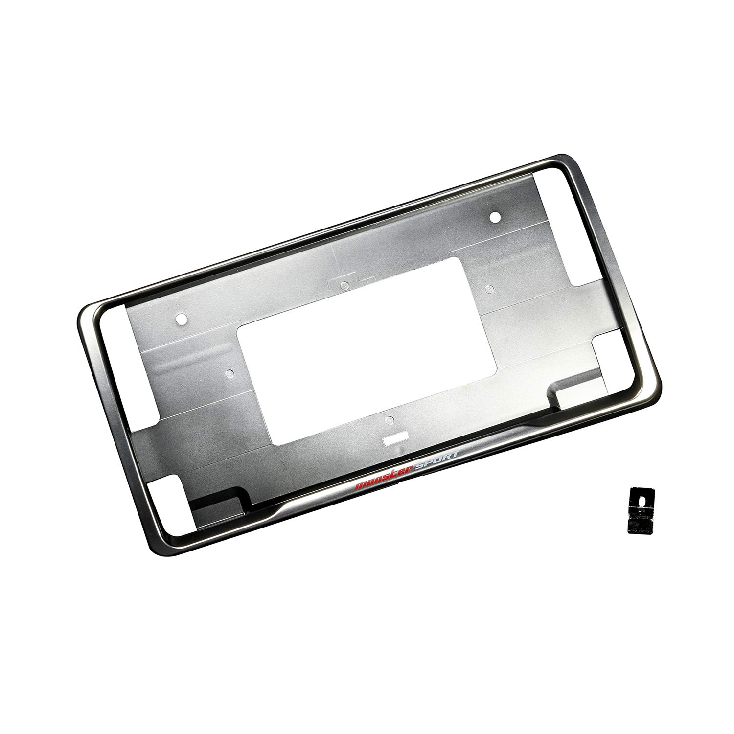 MONSTER SPORT ナンバーフレーム チタンシルバーの商品画像