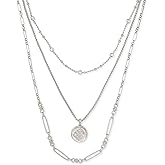 Kendra Scott Medallion Triple Strand Necklace, Fashion Jewelry for Women