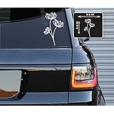 Printbeat Dandelion Vinyl Decals Stickers for Cars, Vans, Trucks, and laptops (White 6.6x3.9)