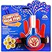 FiestaFive - Confetti High Five HandHeld Toy Shooter with 6 Refills (Red/White/Blue)