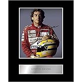 Generic Ayrton Senna Pre Printed Signature Signed Mounted Photo Display #11 Printed Autograph Picture