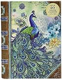 Punch Studio Paisley Peacock Notecards in Keepsake Book Box