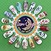 Christmas Holiday Assortment Water Slide Nail Art Decals - Salon Quality 5.5