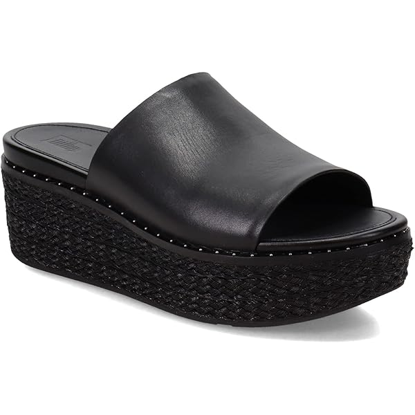 Amazon.com | FitFlop Women's Eloise Espadrille Leather Wedge