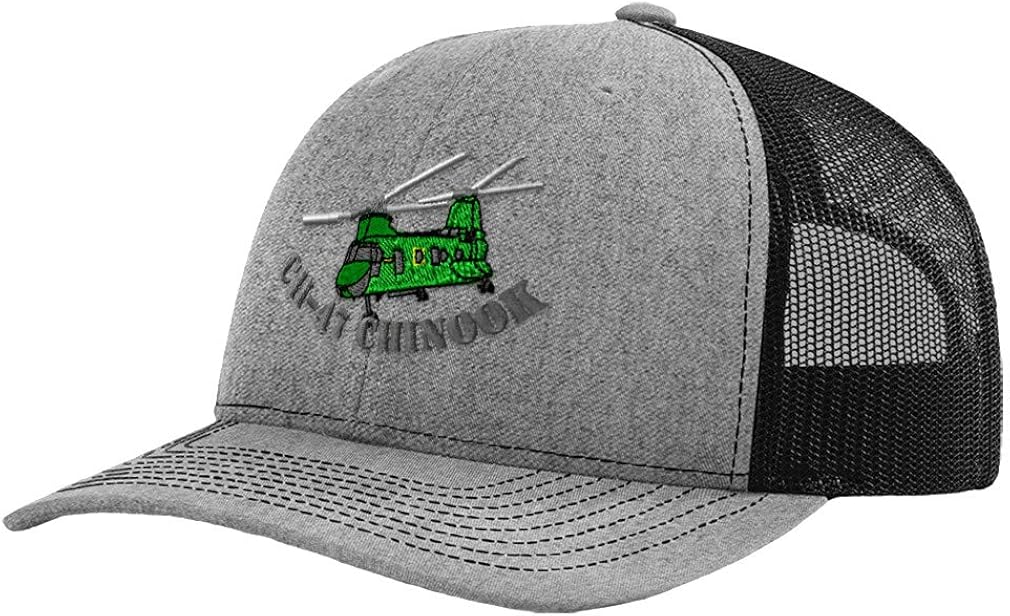 Speedy Pros Richardson Trucker Hat Ch47 Chinook Helicopter Name